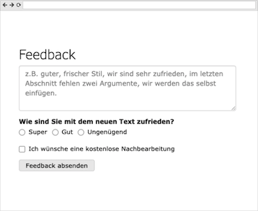 Supertext Feedback Tool